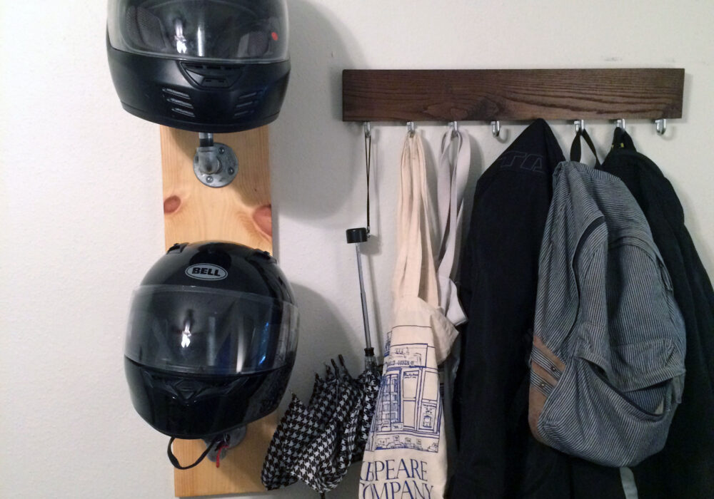 DIY Helmet Rack: So Easy You’ll Actually Do It
